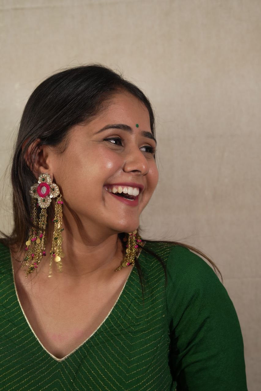 Phulzadi earrings