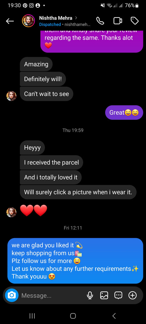 Happy Customer